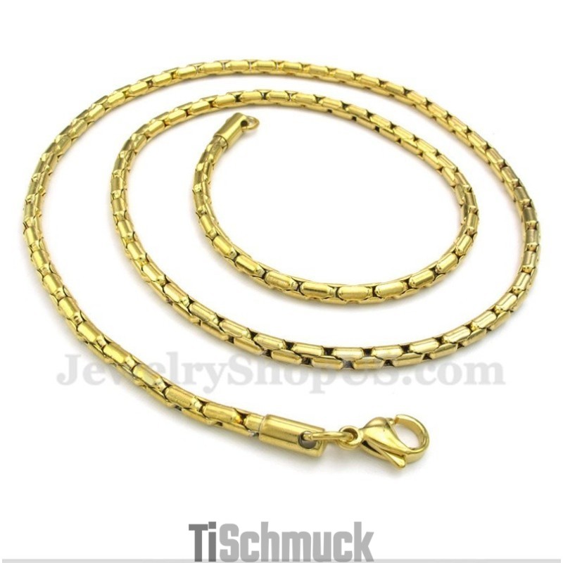 Herren Titan Gold Halskette