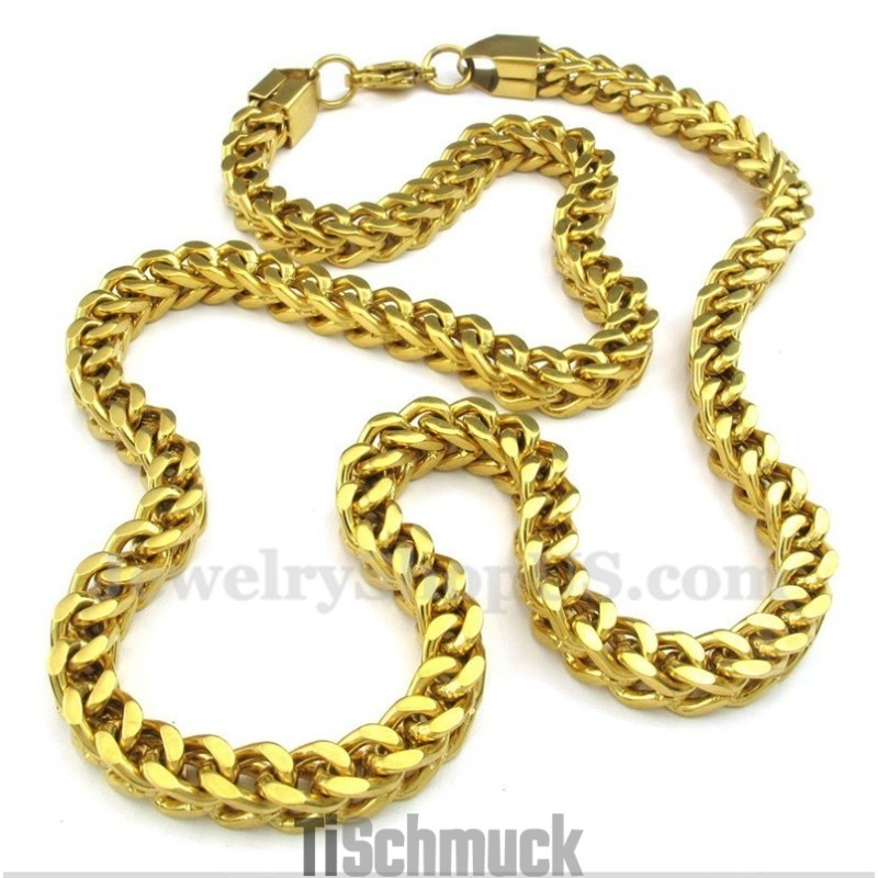 Herren Titan Gold Halskette