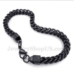 Schwarzes Titanarmband Für Herren