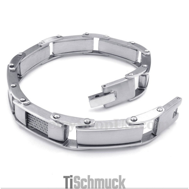 Herren-Titan-Kabelarmband Herren-Titan-Kabelarmband