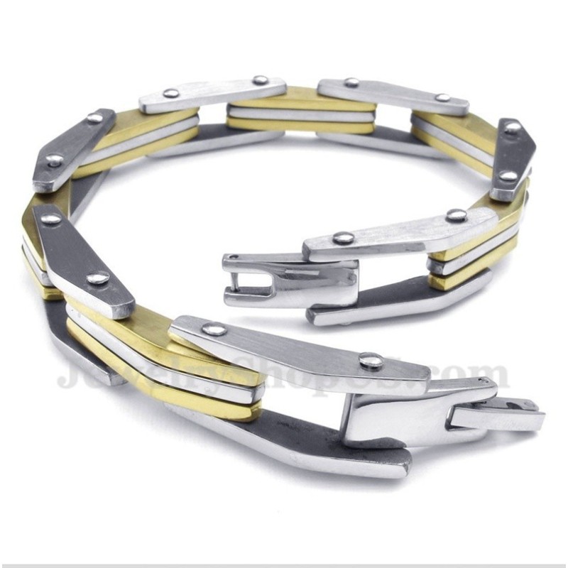 Herren Titan-Gold-Armband