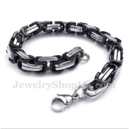 Schwarzes Titanarmband Für Herren
