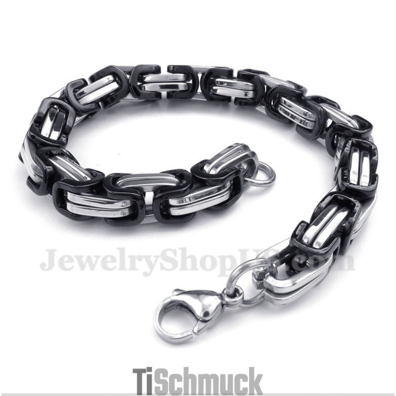 Schwarzes Titanarmband Für Herren