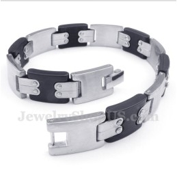 Schwarzes Titanarmband Für Herren