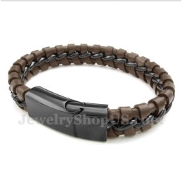 Herren Titan Lederarmband