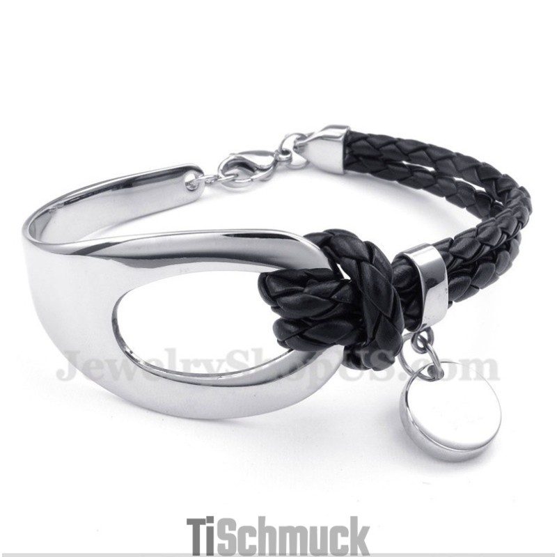 Herren Titan Lederarmband Herren Titan Lederarmband