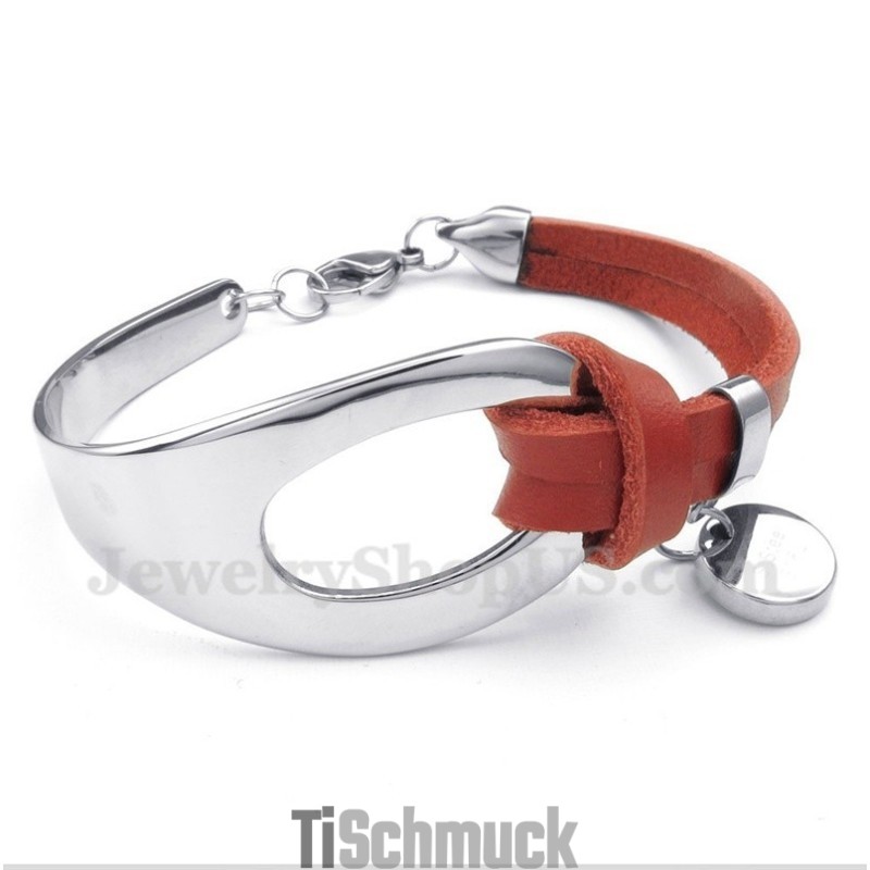 Herren Titan Lederarmband Herren Titan Lederarmband