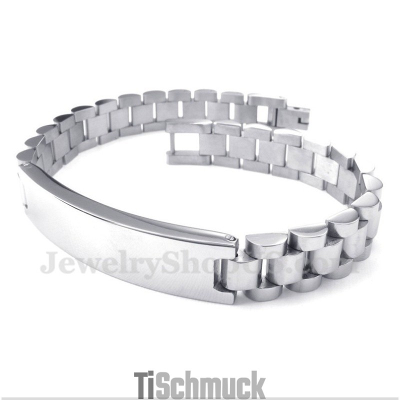 Herren Titan Armband Mit Kristall