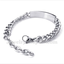 Herren Titan Schwarz Kristall Herren Paar Armband