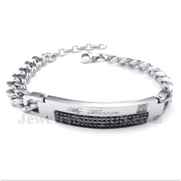 Herren Titan Black Diamond Herren Paar Armband