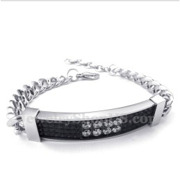 Herren Titan Black Diamond Herren Paar Armband