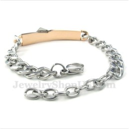 Damen Titan Gold Paar Armband