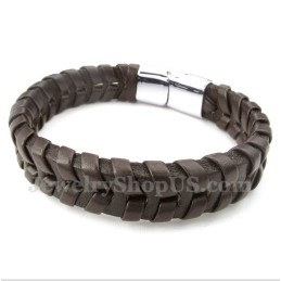 Herren Leder Titan Armband