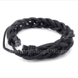 Herren Leder Titan Armband