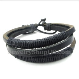 Herren Leder Titan Armband