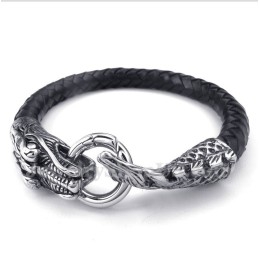 Herren Leder Titan Armband