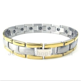 Herren Titan Magnet Gold Armband