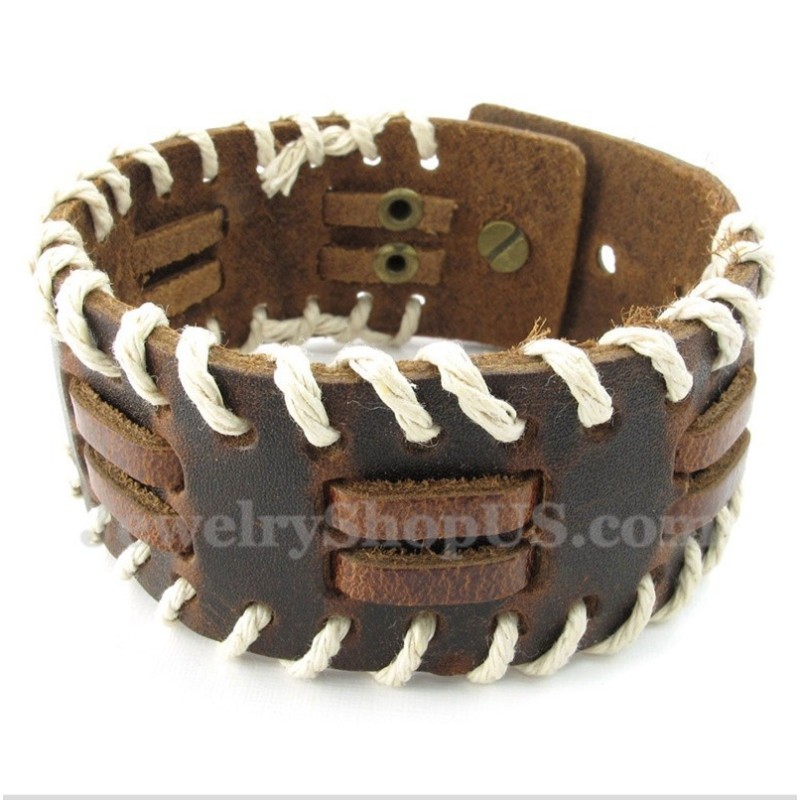Herren Leder Titan Armband
