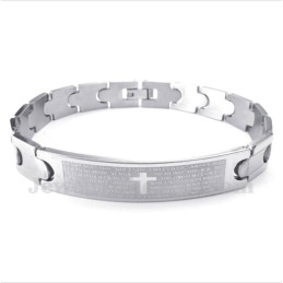 Titanarmband Mit Spanischem Bibelvers Für Herren