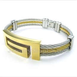 Herren-Titan-Kabelarmband