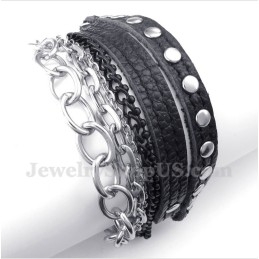 Herren Titan Lederarmband