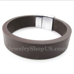 Herren Leder Magnetarmband