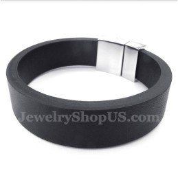 Herren Leder Magnetarmband