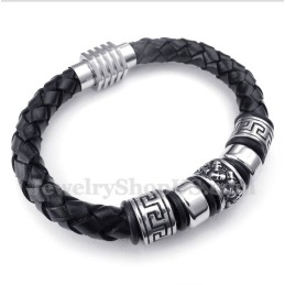 Herren Leder Titan Armband