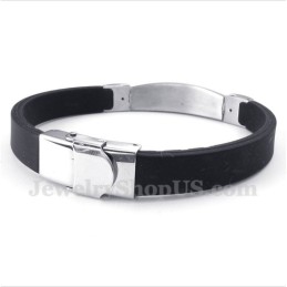 Herren-Titan-Diamant-Kautschukarmband