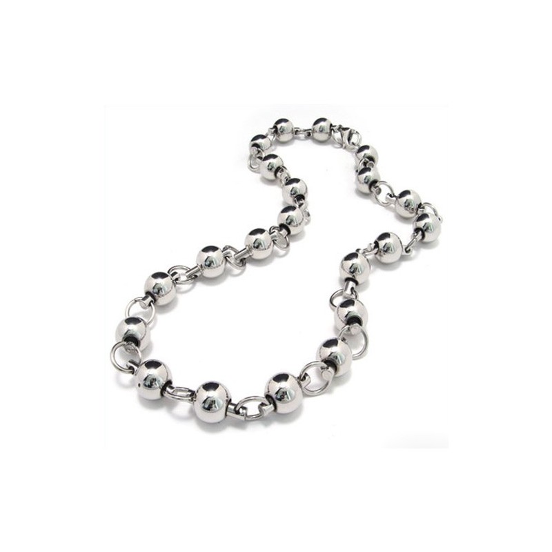 20,1 Zoll Titan Perlen Halskette 8075