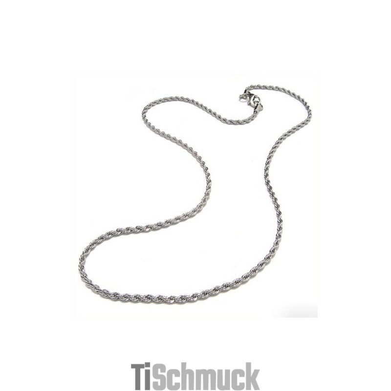 20,1 Zoll Titan Zarte Wellen Kette Halskette