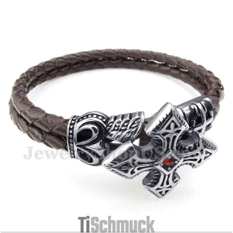 Herren Titan Lederarmband