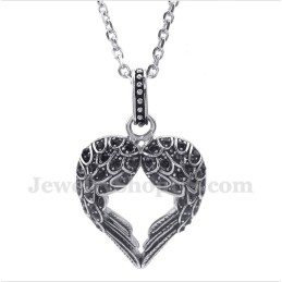 Herren-Anhänger Aus Titan Mit Diamantfeder Und Kostenloser Kette