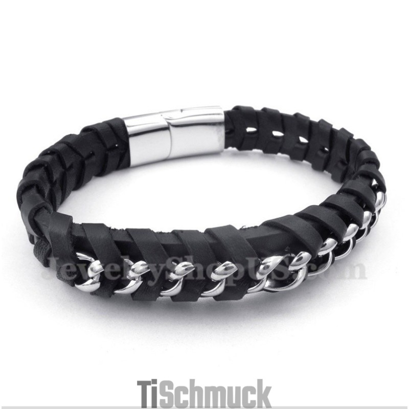 Herren Titan Lederarmband