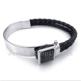 Herren Leder Titan Armband