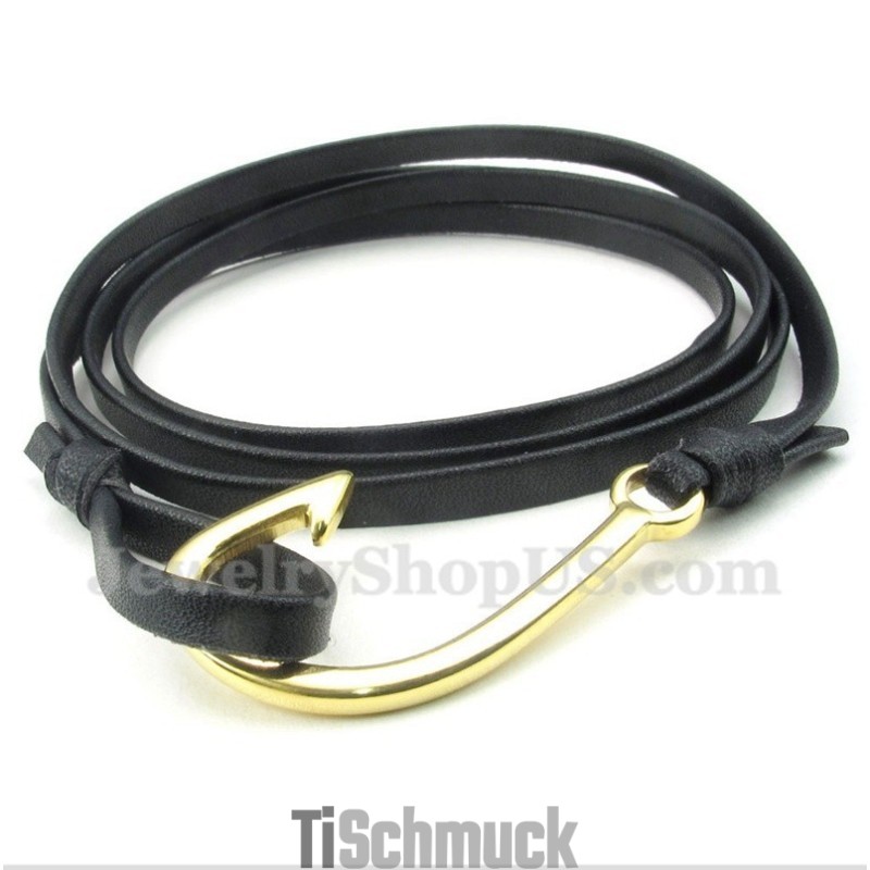 Herren Titan Lederarmband Herren Titan Lederarmband