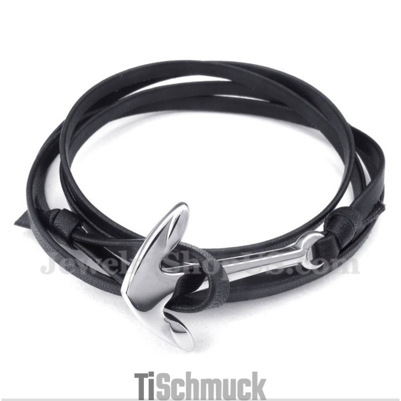 Herren Titan Lederarmband Herren Titan Lederarmband