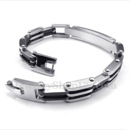 Schwarzes Titanarmband Für Herren