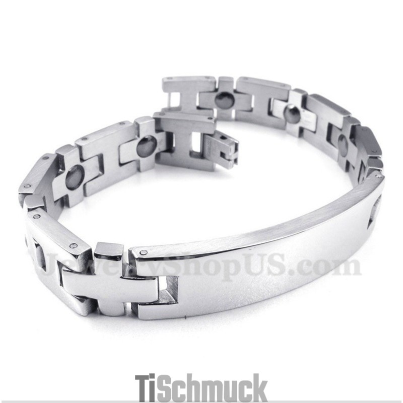 Herren-Magnetarmband Aus Titan
