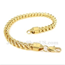 Herren-Armband Aus Goldenem Titan