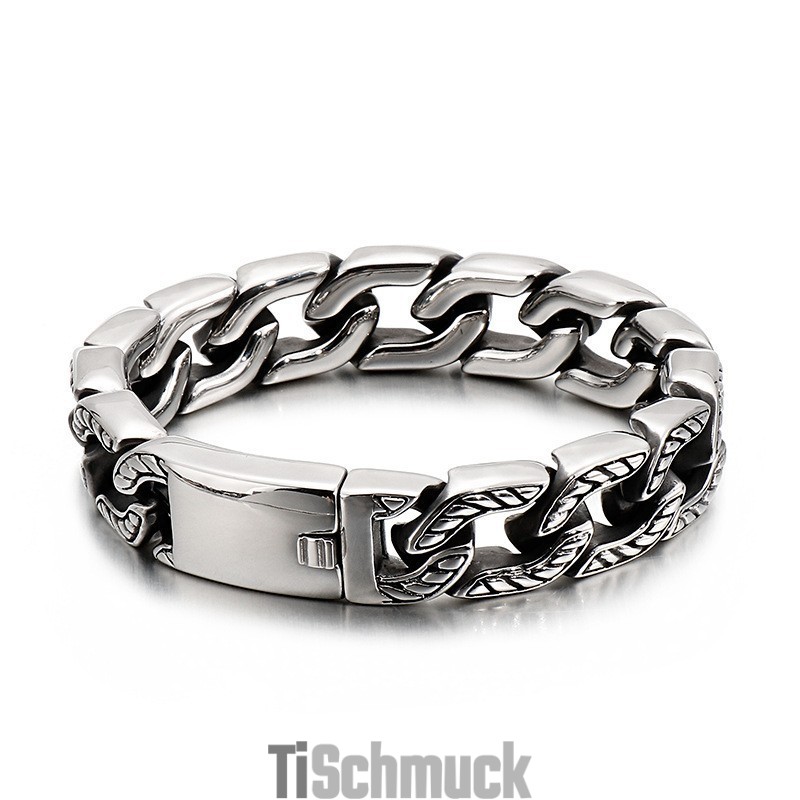 Cooles Titan-Totenkopf-Armband, Schicker Herren-Titan-Modeschmuck Cooles Titan-Totenkopf-Armband, Schicker Herren-Titan-Modeschmuck