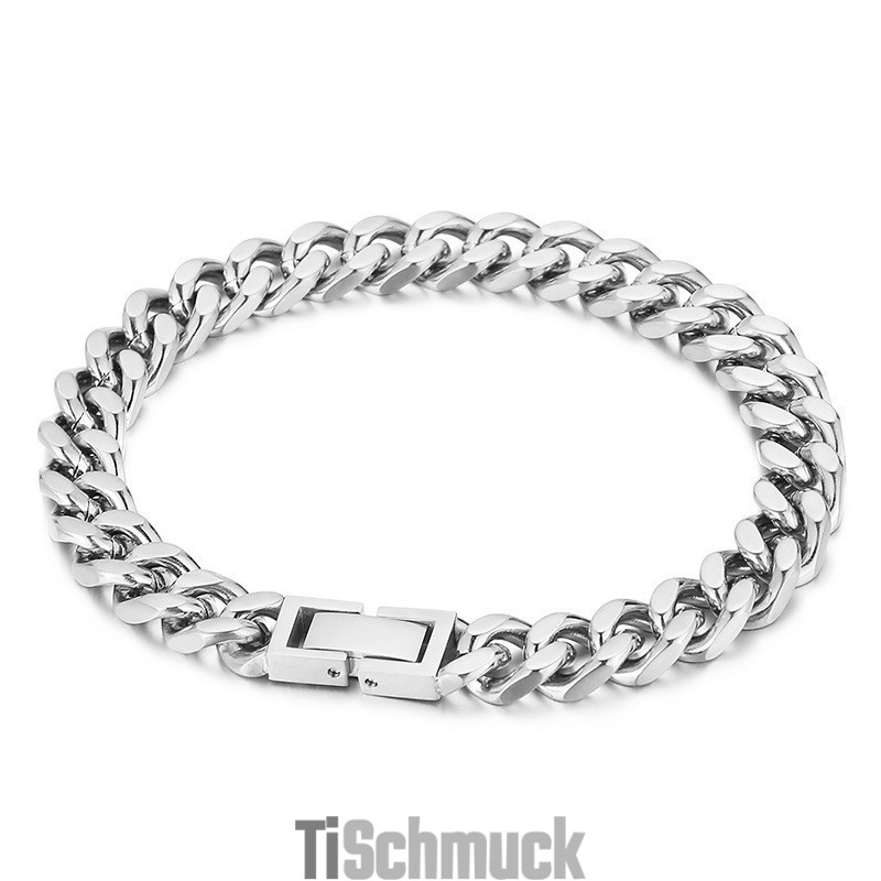Titan-Herrenarmband Mit Kette Titan-Herrenarmband Mit Kette
