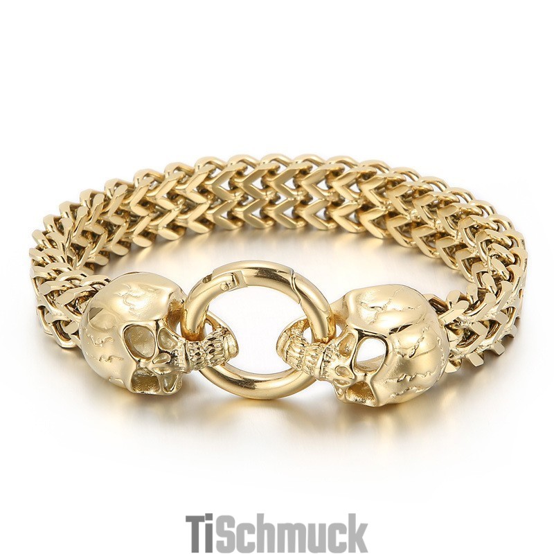 Cooles Totenkopf Titan Herrenarmband Cooles Totenkopf Titan Herrenarmband
