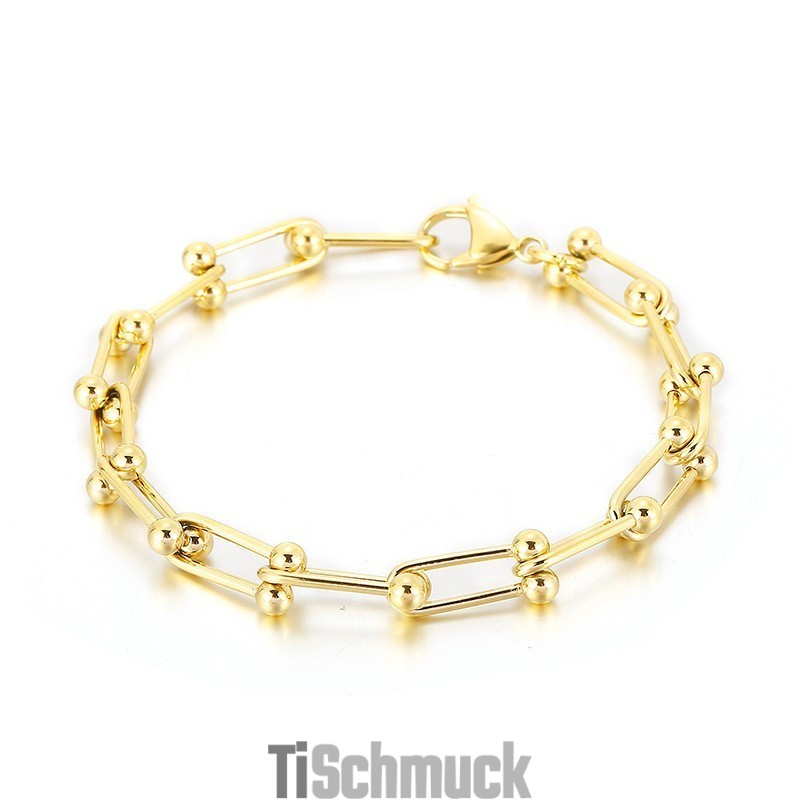 Titanarmband Mit Hufeisenschnalle Für Herren Und Damen, U-Förmiges Schnallenarmband Titanarmband Mit Hufeisenschnalle Für Herren Und Damen, U-Förmiges Schnallenarmband