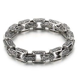 Beliebtes Titanarmband-Zubehör Mit Blumenmuster Zum Versenden Von Geschenken Für Den Freund