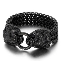 Schickes Trendiges Titan-Löwenkopf-Armband