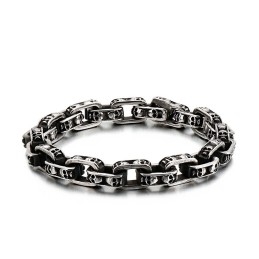 Titan Totenkopf Armband Schickes Biker Geister Armband Titan Schmuck