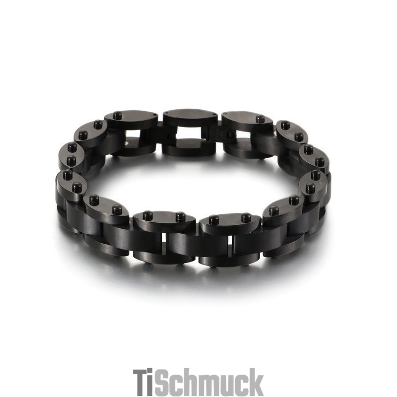 Kombination Aus Schwerem Titanarmband Für Herren Kombination Aus Schwerem Titanarmband Für Herren