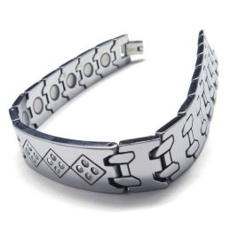 Wolframkarbid 12 Mm Breit Mit Diamanten Herrenarmband
