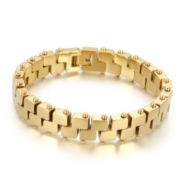 Vakuumbeschichtetes Herrenarmband Aus 18 Karat Titan